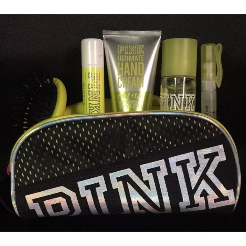 Victoria Secret "PINK" Beauty Campus 6pc Set NWT